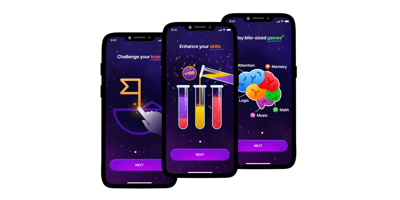 A screen from the Mind Elevate app.